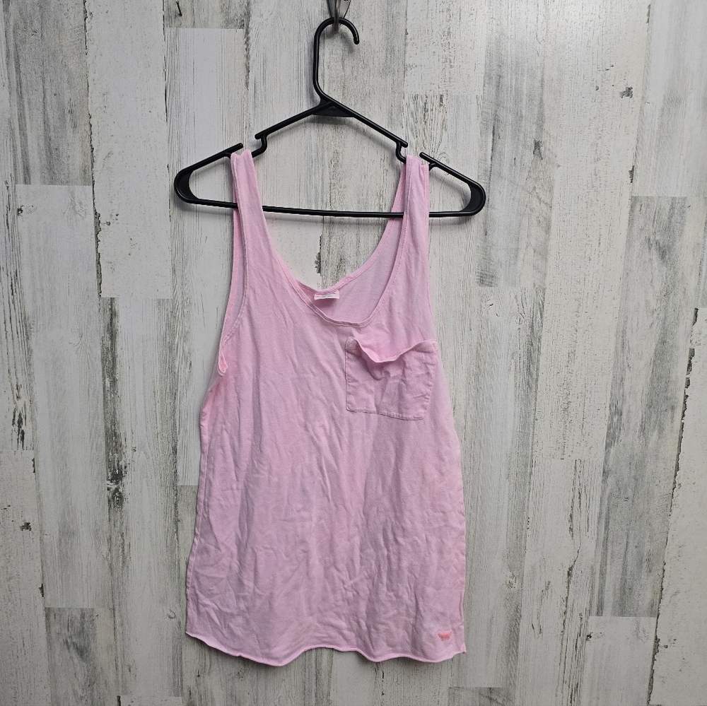 Pink Victoria's Secret Light Pink Tank Top Womens Size Small